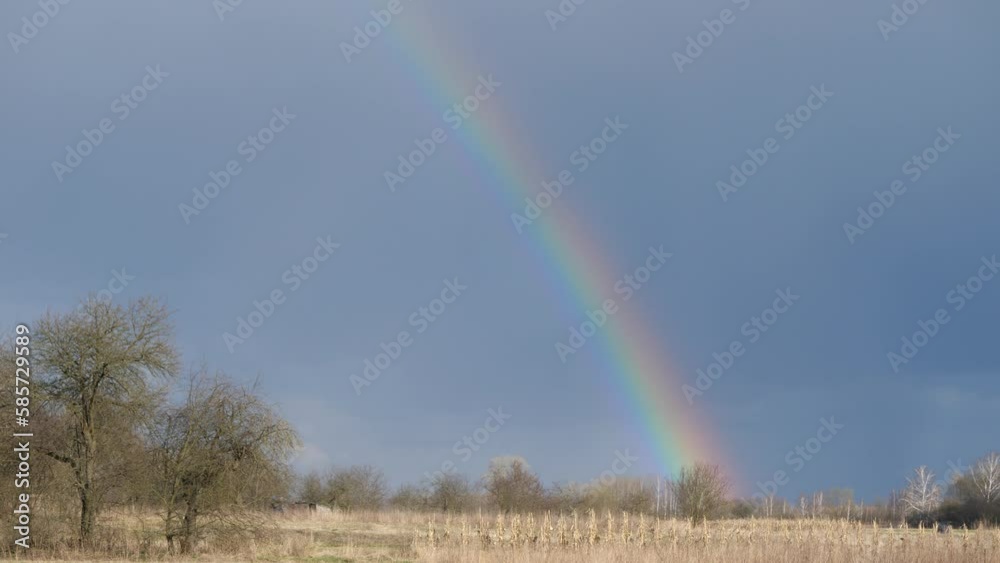 The rainbow is a beautiful natural phenomenon.
A rainbow is formed as a result of refraction, reflection of light in water droplets. It can be observed when sunlight hits a rain cloud leaving us.
The rainbow is a beautiful natural phenomenon.
A rainbow is formed as a result of refraction, reflection of light in water droplets. It can be observed when sunlight hits a rain cloud leaving us.