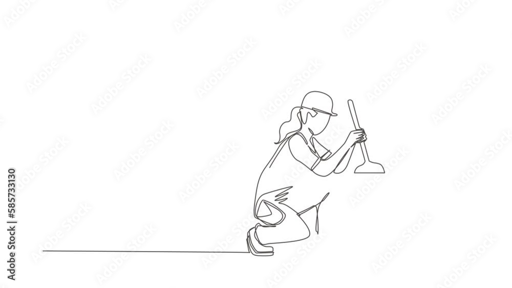 Animated self drawing of continuous line draw toilet cleaning, plumbing service. Plumbing toilet leakage. Plumber repairwoman. Sewage system. Toilet bowl and sewer. Full length one line animation Animated self drawing of continuous line draw toilet cleaning, plumbing service. Plumbing toilet leakage. Plumber repairwoman. Sewage system. Toilet bowl and sewer. Full length one line animation