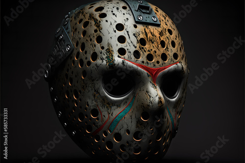 Horror Movie Maniac Mask created with generative AI technology