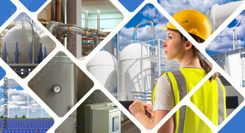 Woman industrialist. Indust...