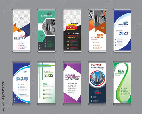 Mega Collection of Roll Up Banner Design