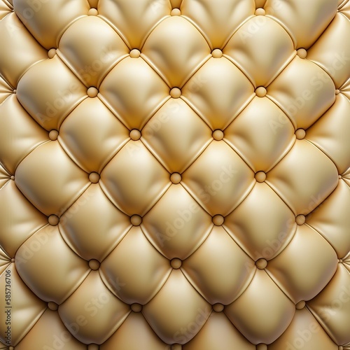 capitone tufted textile leather background AI generated