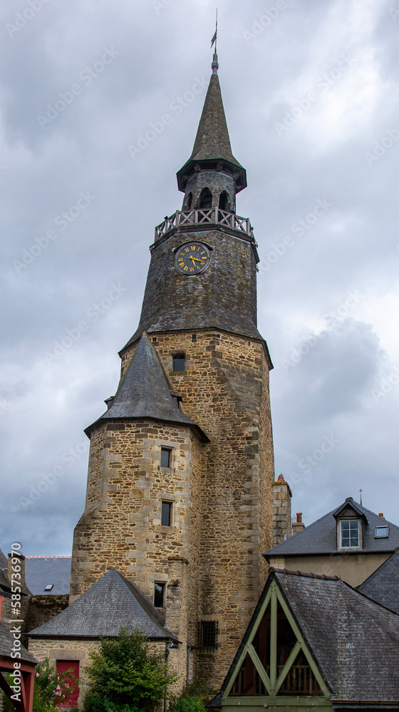 Dinan town clock tower