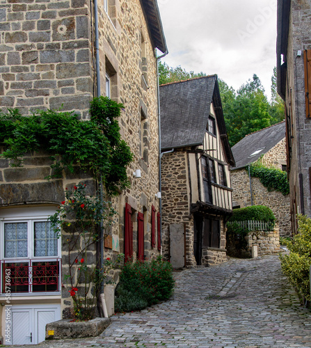 Alley in the old town of Dinan
