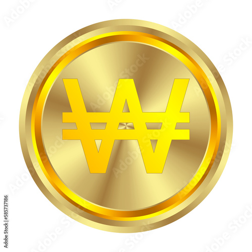 gold coin currency, realistic and luxurious gold coin treasure concept. 3d vector illustration