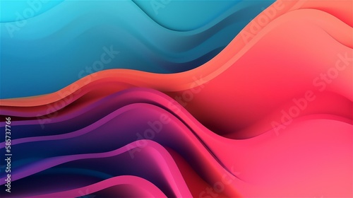Εκτύπωση καμβά Radiant Backdrops: Beautiful and Bright Abstract Backgrounds