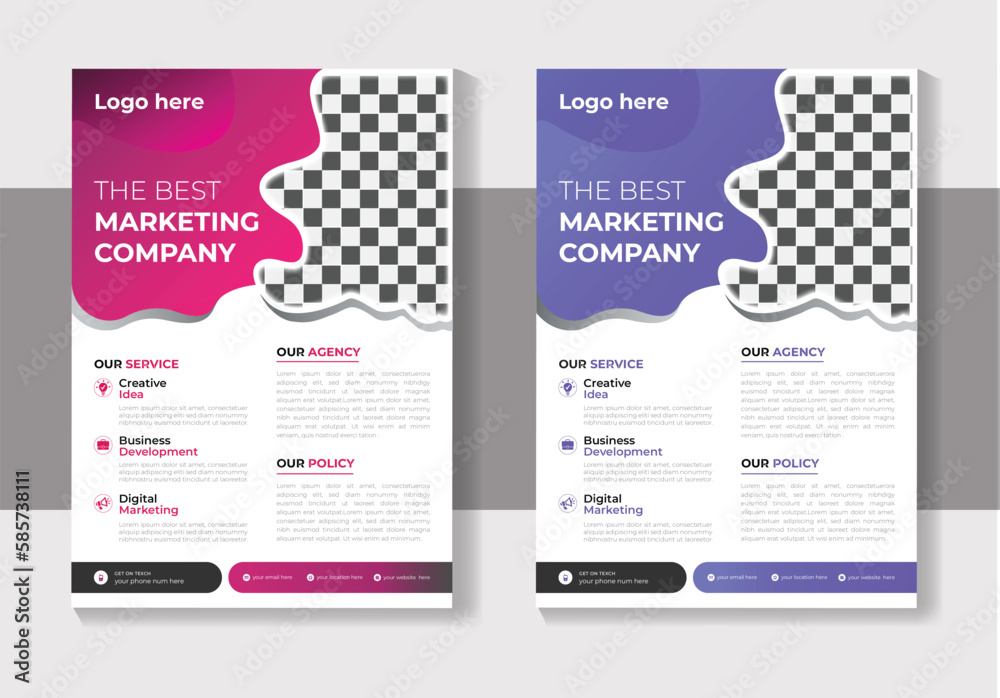 perfect for creative professional business, a bundle of 2 flyer template, modern template, modern design
perfect for creative professional business, a bundle of 2 flyer template, modern template, modern design