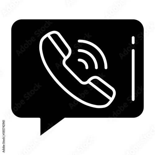 Voice Message Glyph Icon