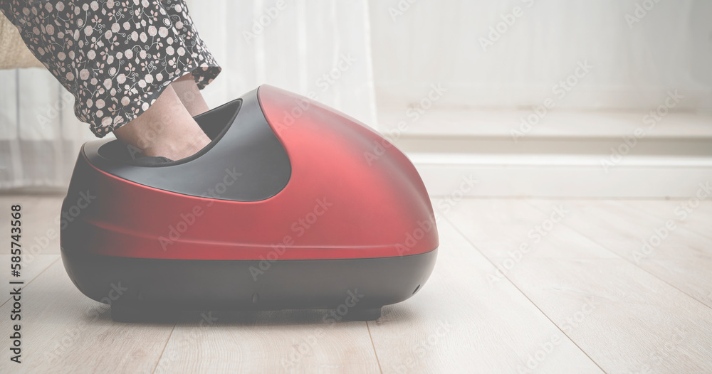 electric foot massager, a concept for the prevention of varicose veins