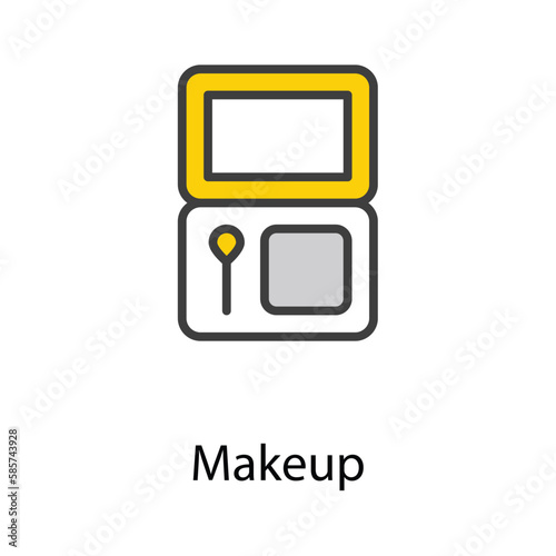 Makeup icon design stock illustration
