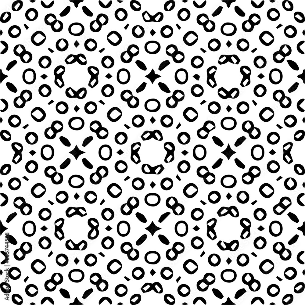 Grunge background with abstract shapes. Black and white texture. Seamless monochrome repeating pattern for web page, textures, card, poster, fabric, textile. Grunge background with abstract shapes. Black and white texture. Seamless monochrome repeating pattern for web page, textures, card, poster, fabric, textile.
