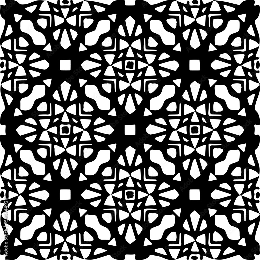 Background with abstract shapes. Black and white texture. Seamless monochrome repeating pattern for web page, textures, card, poster, fabric, textile. Background with abstract shapes. Black and white texture. Seamless monochrome repeating pattern for web page, textures, card, poster, fabric, textile.