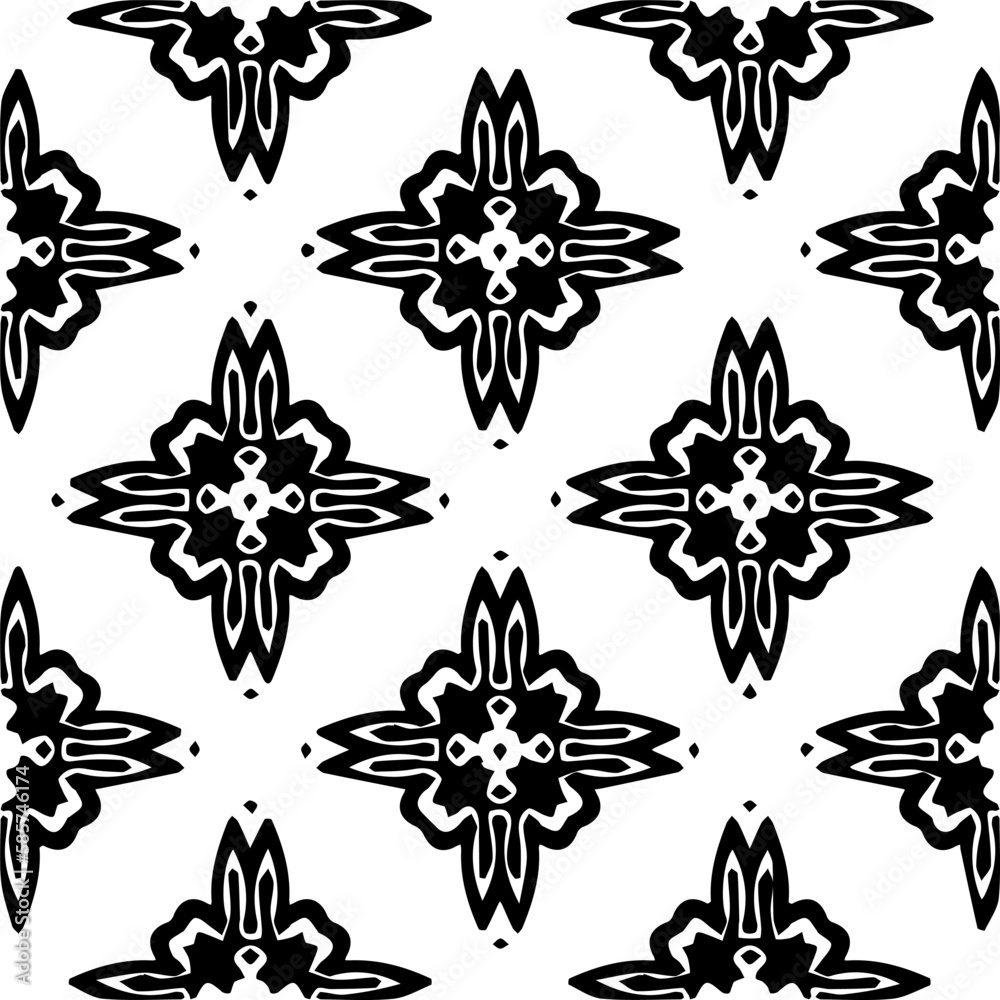 Background with abstract shapes. Black and white texture. Seamless monochrome repeating pattern for web page, textures, card, poster, fabric, textile. Background with abstract shapes. Black and white texture. Seamless monochrome repeating pattern for web page, textures, card, poster, fabric, textile.