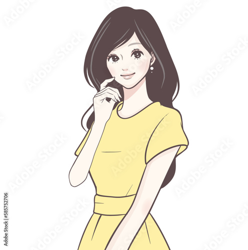 女性のイラスト素材