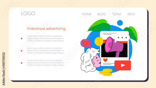 Passive income in the internet. Making money on social media advertising.