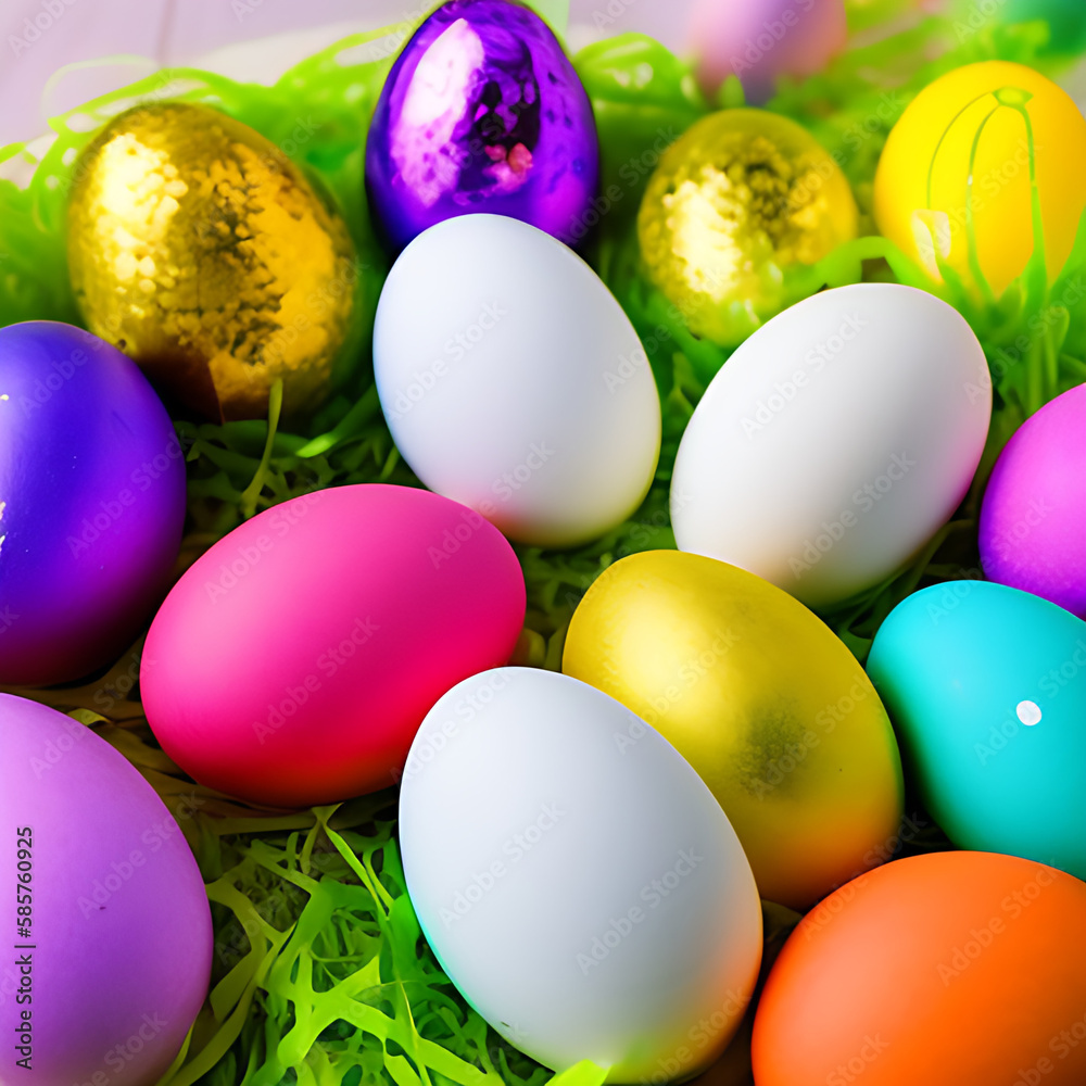 easter eggs in a row easter eggs in a row