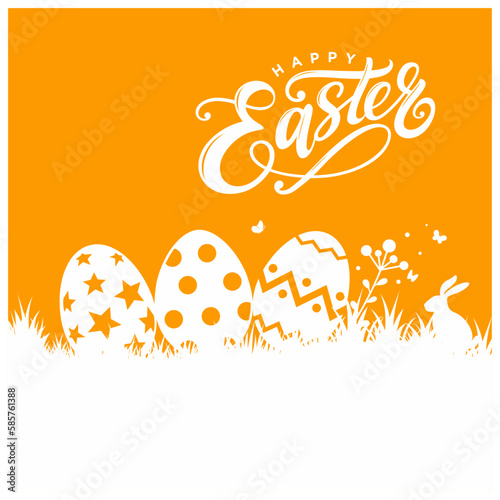 Easter brunch invite, poster, social media posts for business, Easter greetings, Easter banner printable, Easter office decorations, Easter backdrops for photography, Easter fb banner,