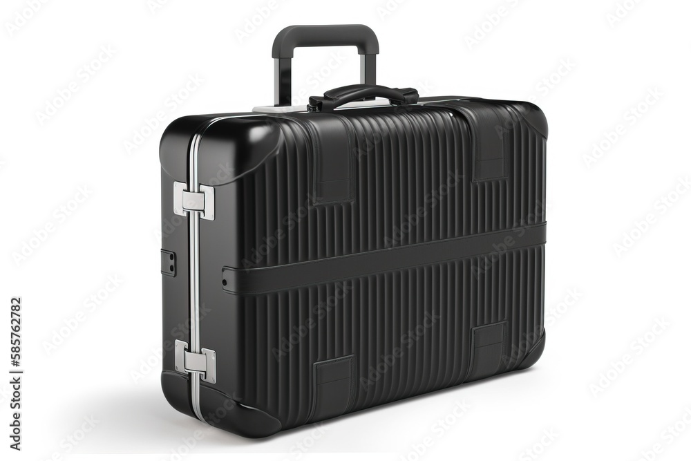 Suitcase on wheels for tourism, travel. AI generated. Suitcase on wheels for tourism, travel. AI generated.