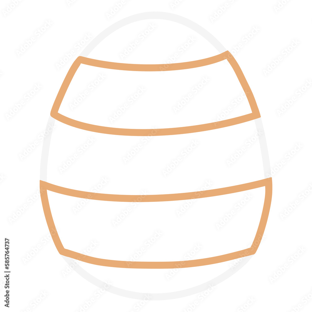 Outline color egg Outline color egg