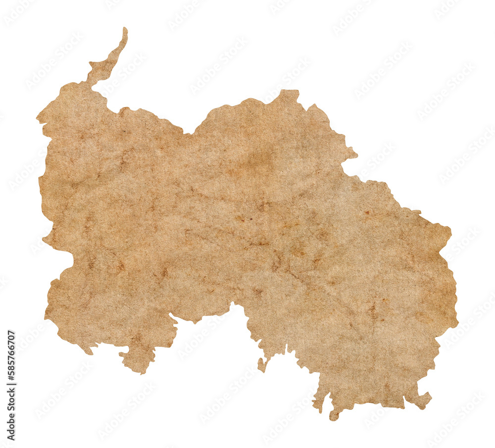 map of South Ossetia on old brown grunge paper map of South Ossetia on old brown grunge paper