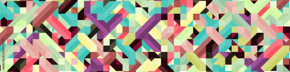 Color Diamonds illusion background abstract illustration Color Diamonds illusion background abstract illustration