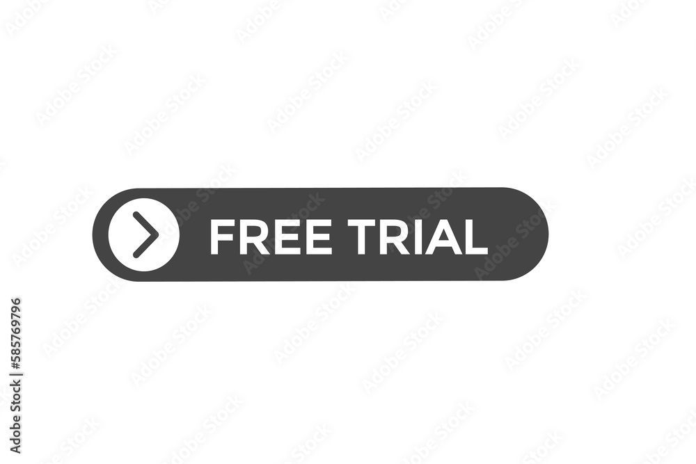 free trial vectors.sign label bubble speech free trial 
