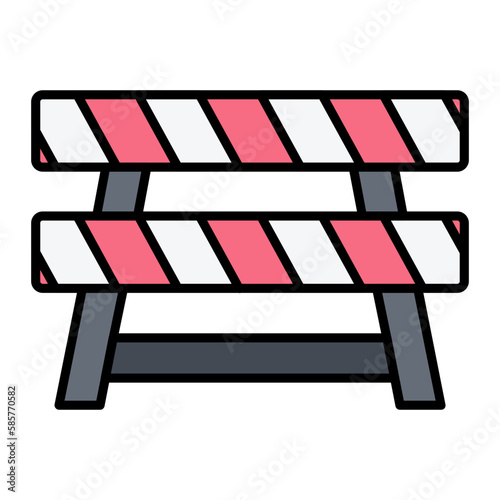 Barrier Line Color Icon