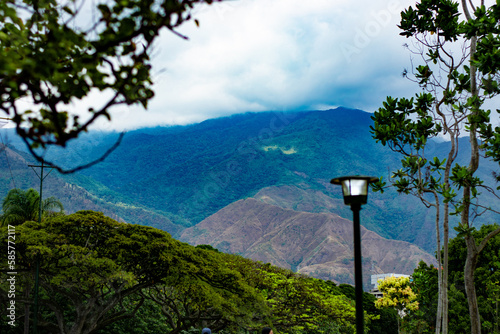 Cerro el avila visto desde Caracas Venezuela