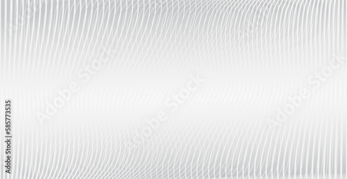 Abstract Vector Background Illustration With Gray Wavy Lines. 