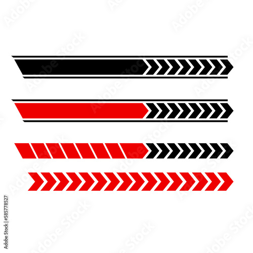 car wrap simple decal sticker design vector