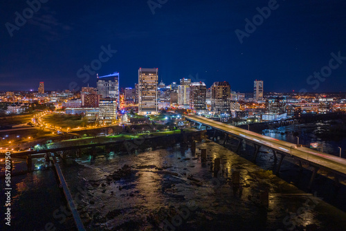 Downtown Richmond at Night