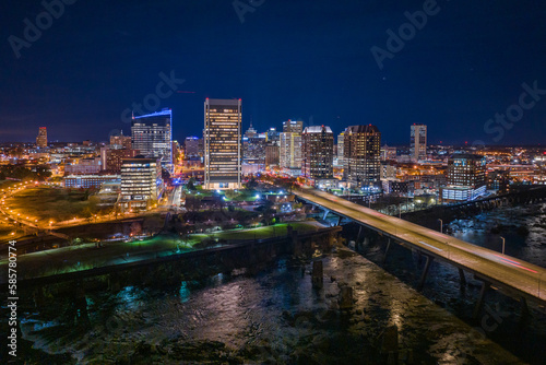 Downtown Richmond at Night