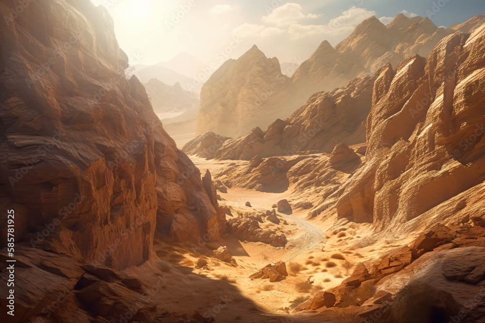 Awe-Inspiring Desert Landscape: Capturing Nature's Magic