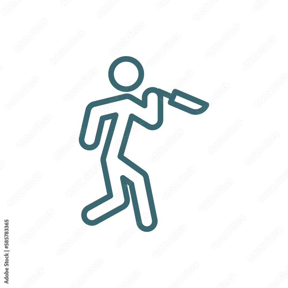 terrible human icon. Thin line terrible human icon from feeling and reaction collection. Outline vector isolated on white background. Editable terrible human symbol can be used web and mobile terrible human icon. Thin line terrible human icon from feeling and reaction collection. Outline vector isolated on white background. Editable terrible human symbol can be used web and mobile