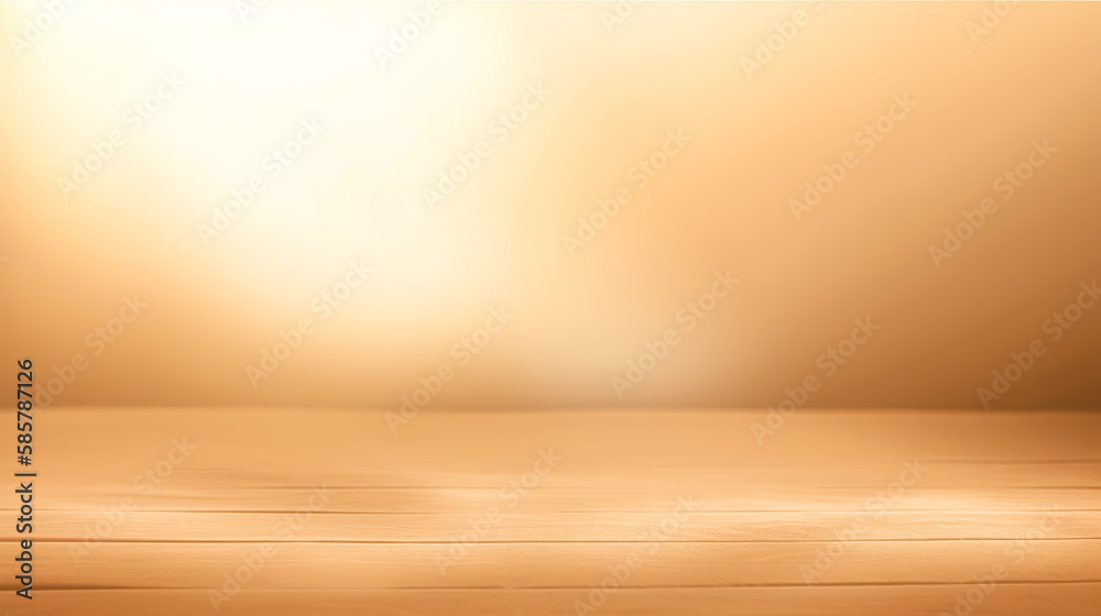Abstract blurry smooth image of golden color, generative AI. Abstract blurry smooth image of golden color, generative AI.