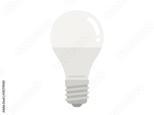 シンプルな、LED電球のイラスト