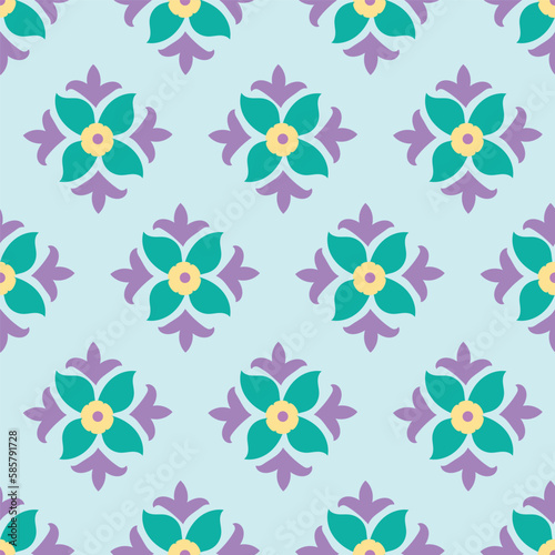 Suzani shape seamles patterns fro fabrics and other things for decoring home interior. Suzne. Uzbek culture. 