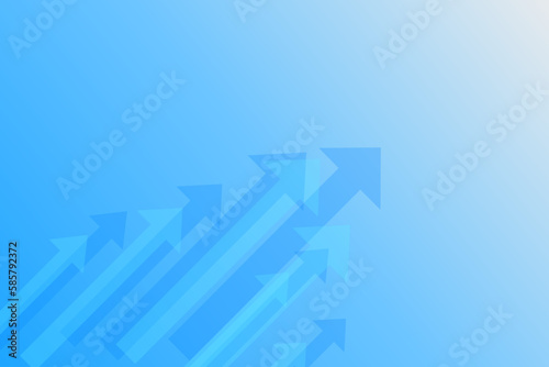 Arrows Blue Background Growth to Success Achievement Grow Up for Business Design Concept Progress Leadership Futuristic Vector High Together Group Race Start Up Destination Competition