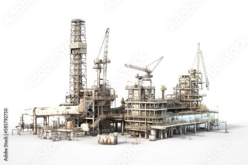 factory oil and gas production, industry petroleum generative ai