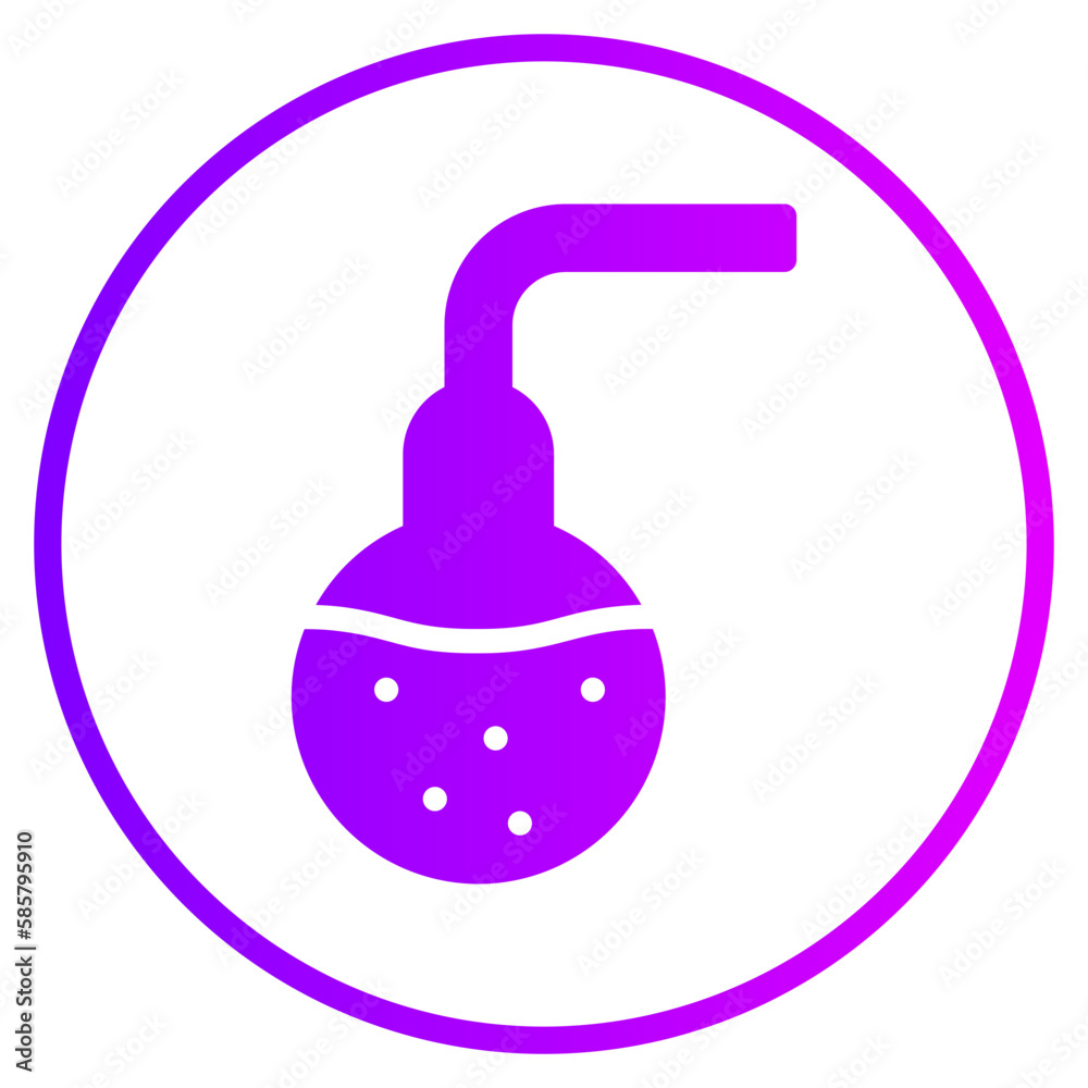 flask gradient icon flask gradient icon