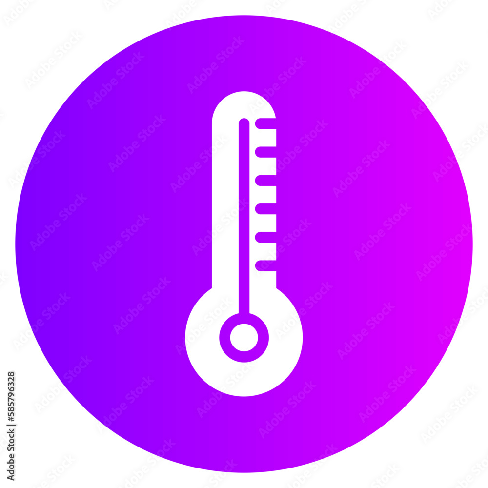 thermometer gradient icon thermometer gradient icon