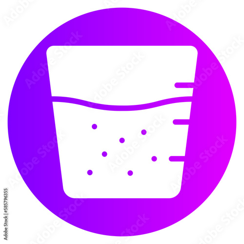 urine sample gradient icon