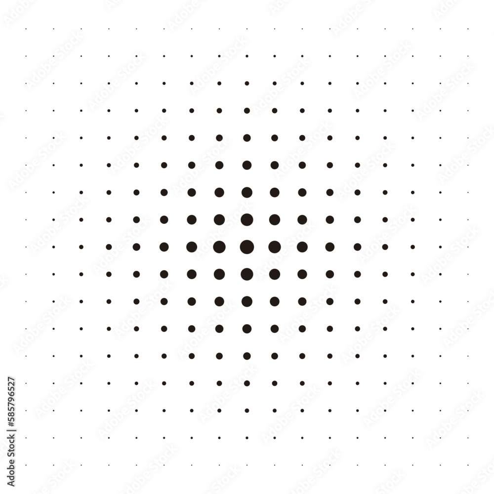 Minimalist Dotted Shape