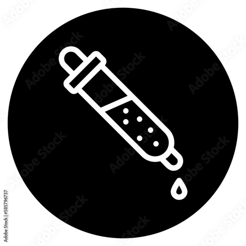 dropper glyph icon