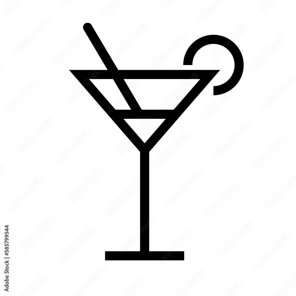 Simple tropical juice icon. Vector. Simple tropical juice icon. Vector.