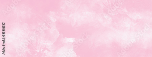 Pink watercolor abstract background. Abstract brush painted sky fantasy pastel pink watercolor background. Soft pink splash abstract pink background.