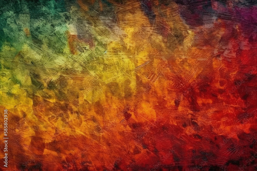 an abstract painting with a colorful background. Generative AI