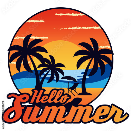 Wallpaper Mural summer beach background Torontodigital.ca