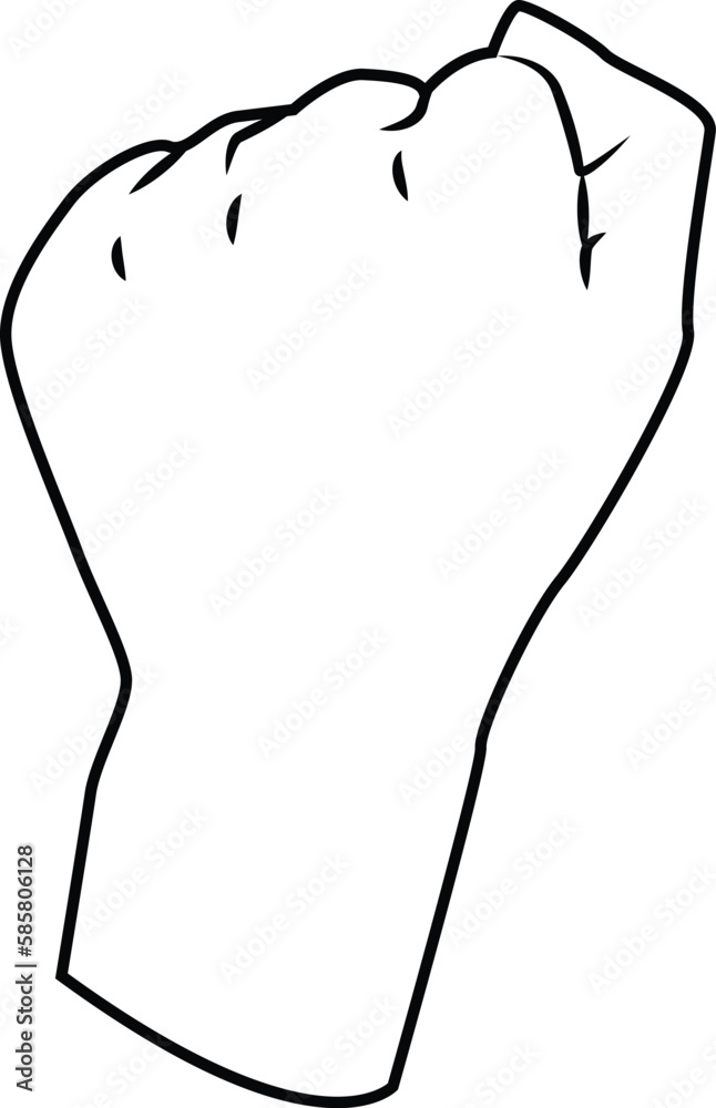 Hands clenched in fist, Black History Month, Juneteenth Hands clenched in fist, Black History Month, Juneteenth