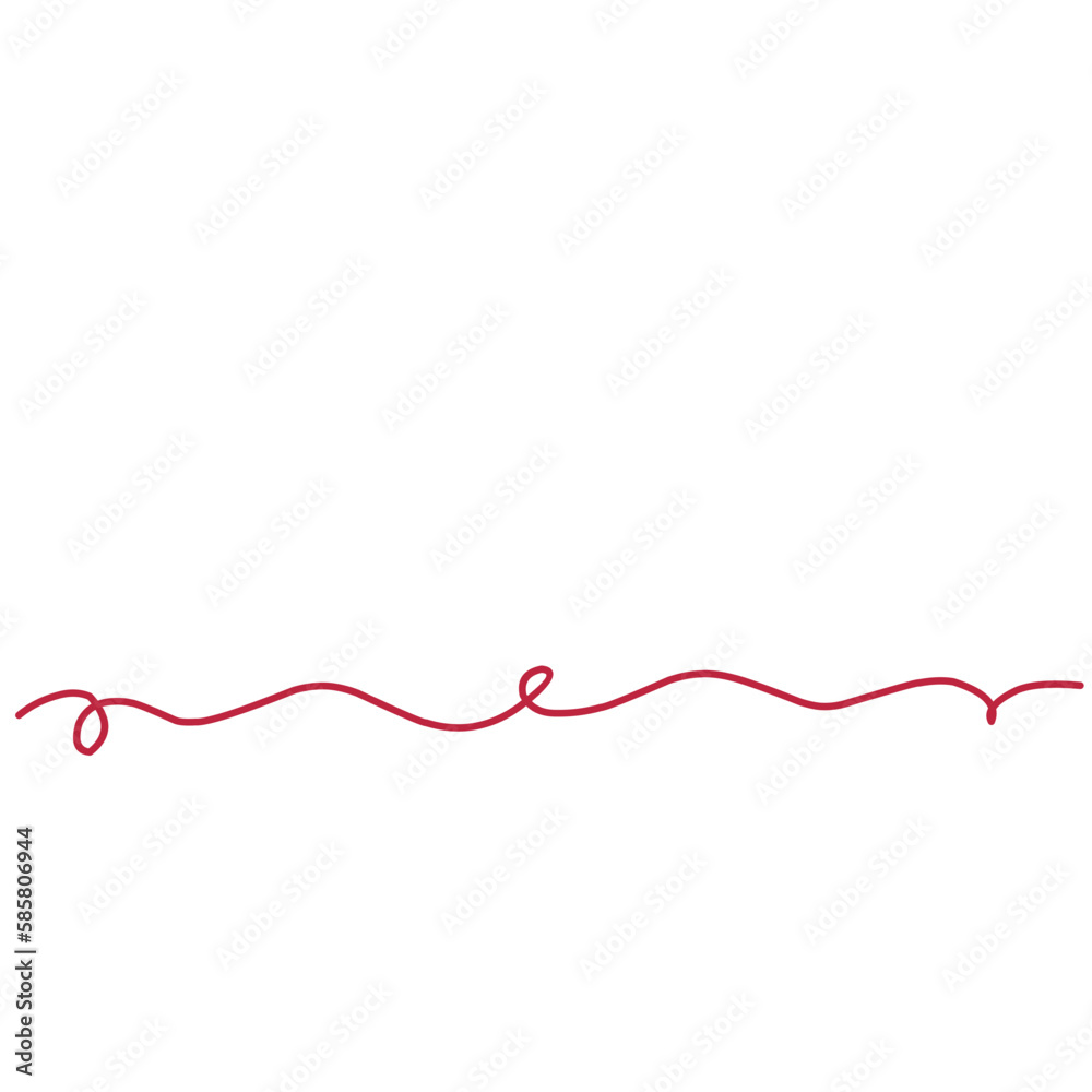 Set of Line Doodles, Scribble, Underlines Set of Line Doodles, Scribble, Underlines